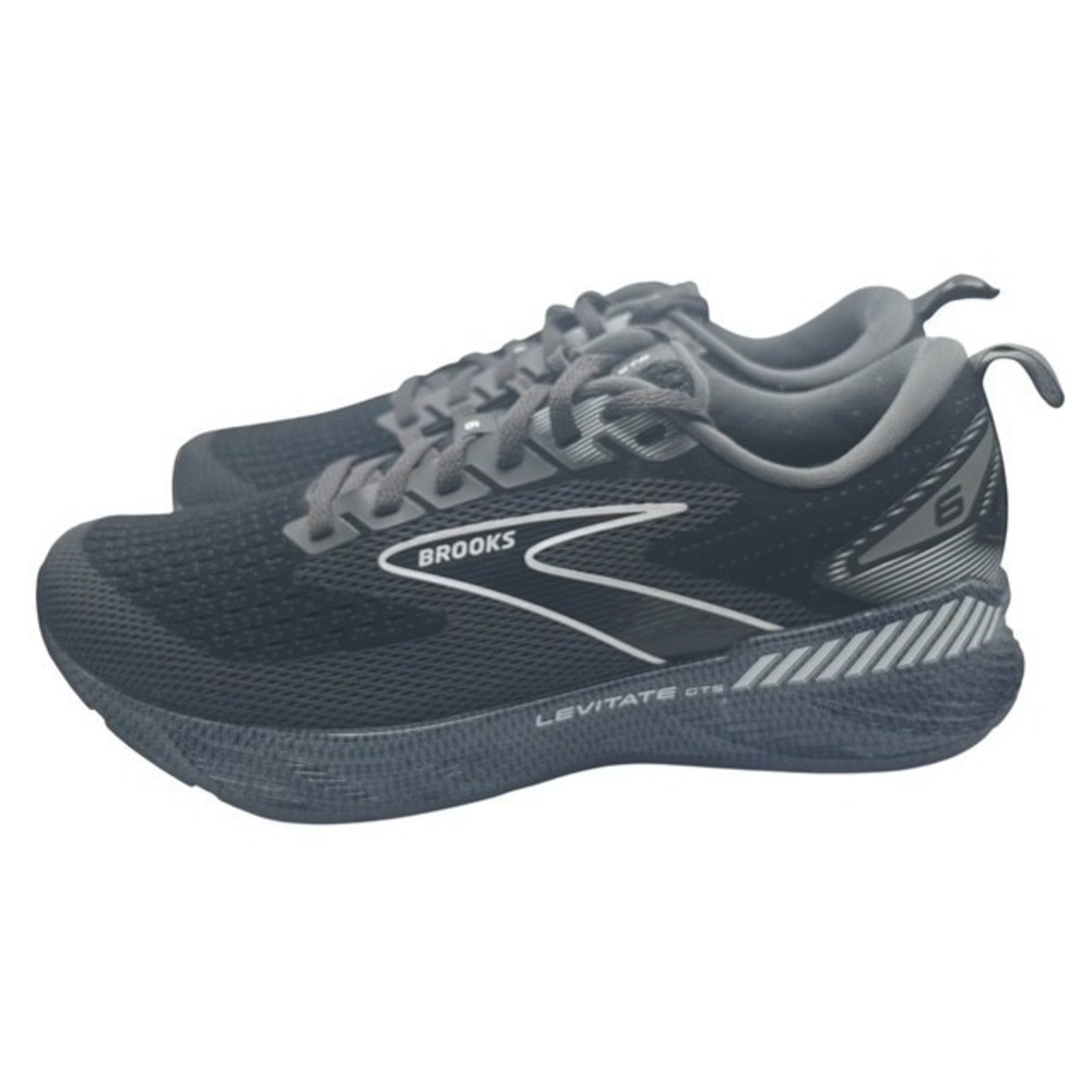 Brooks Mens Sz 7 Levitate GTS 6 Supportive Cushion Running Shoes Black -1513